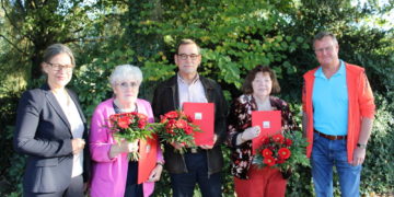 Ehrungen für langjährige Parteimitgliedschaft bei der SPD Breitenfelde