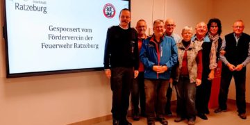 Ein Whiteboard für die Feuerwehr Ratzeburg