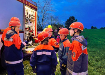 Realitätsnahe Übung der Jugendfeuerwehr Ziethen
