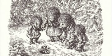 Weihnachtskarte der A. Paul Weber-Gesellschaft