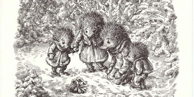 Weihnachtskarte der A. Paul Weber-Gesellschaft
