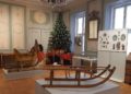 ‚Weihnachtsschmuck und Modelleisenbahn aus alter Zeit‘