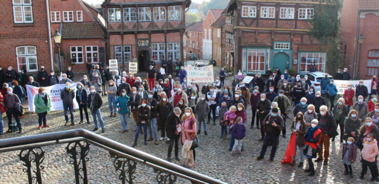 ‚Wir sind nicht still‘ – bunter Protest in Mölln