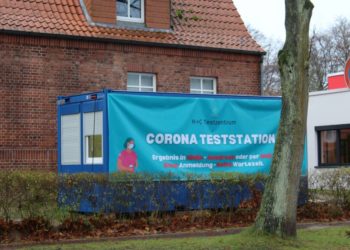 Neue Coronateststation beim DRK-Krankenhaus Ratzeburg-Mölln