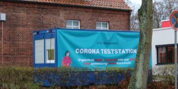 Neue Coronateststation beim DRK-Krankenhaus Ratzeburg-Mölln