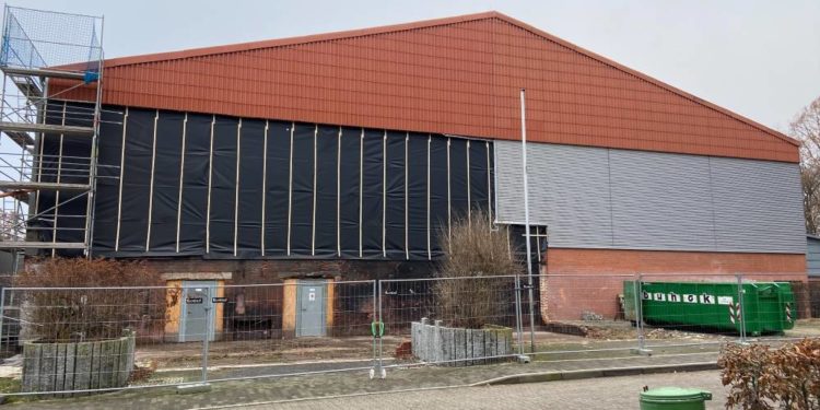 Büchener Mehrzweckhalle – Ein Jahr nach dem Brand
