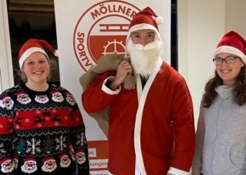 Der Nikolaus besucht die Möllner Sportvereinigung