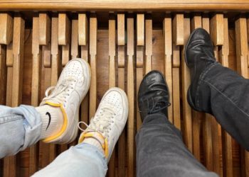 Vierhändiges Orgelspiel im Dom