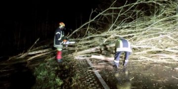 Orkan „Zeynep“ löste einen Einsatz der Freiwilligen Feuerwehr Kittlitz aus