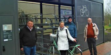 „Bike & Ride“- Fahrradabstellanlage am Bahnhof ist fertig