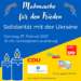 Mahnwache für den Frieden – Solidarität mit der Ukraine