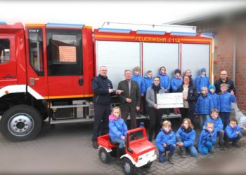 Überraschung für die Kinderfeuerwehr Löschzwerge der Feuerwehr Ziethen