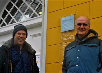 Tiefbauer Guido Klossek verabschiedet sich mit weiterer Wegesanierung am Einhäuser Graben