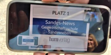 „Sandes-News“ auf dem Siegertreppchen