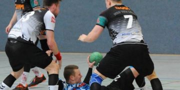 Handball: 1. Herren der HSG Tills Löwen 08 verteidigt Tabellenführung mit Auswärtssieg