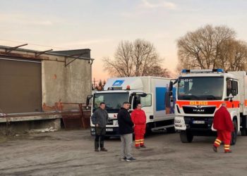 Hilfsgüter aus dem Kreis für ukrainische Flüchtlinge in Polen 