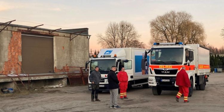 Hilfsgüter aus dem Kreis für ukrainische Flüchtlinge in Polen