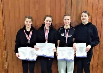 LG Schönberg-W-S-K : Ein kompletter Medaillensatz bei den Landesmeisterschaften im Blockwettkampf-Halle