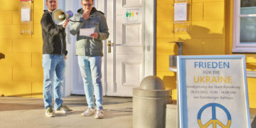 Ratzeburg schwieg für Frieden in der Ukraine