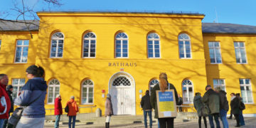 Ratzeburg schwieg für Frieden in der Ukraine