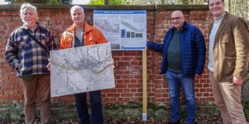 Neue Elbbrücke bei Lauenburg – Informationstafeln an den Westtrassen