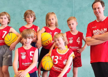 Möllner Basketball-Kids spielen erstes Turnier in Kaltenkirchen