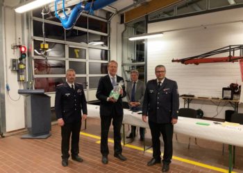 Jahresbericht, Ehrungen und Danksagung an Jan Wiegels