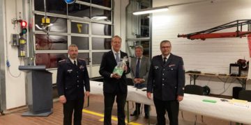 Jahresbericht, Ehrungen und Danksagung an Jan Wiegels