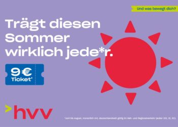 9-Euro-Ticket im hvv: Vorverkauf beginnt am 20. Mai