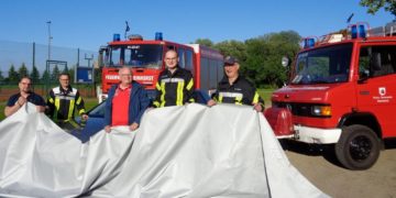Förderverein Feuerwehr Steinhorst beschafft Löschdecke