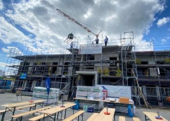 Richtfest des neuen Multifunktionshauses der Raiffeisenbank