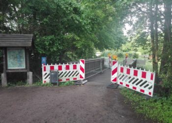 Brücke am Rundweg des Kleinen Küchensees wird erneuert