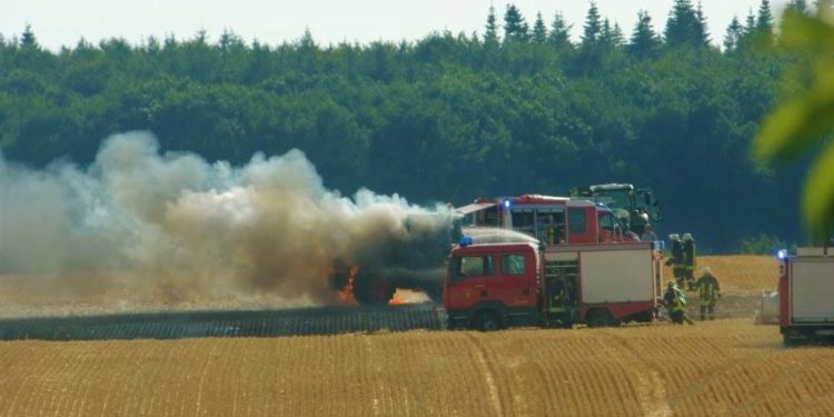 Großalarm für 8 Feuerwehren