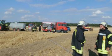 Großalarm für 8 Feuerwehren
