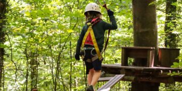 Kletterparks bieten viel Bewegung an frischer Luft und stärken das Selbstbewusstsein. Foto: Image by Thomas G. from Pixabay