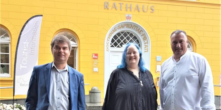 Antrittsbesuch der Grünen Landtagsabgeordneten bei Ratzeburgs Bürgermeister