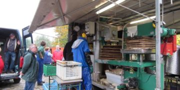 Jetzt schon anmelden für Apfelsaftpressen