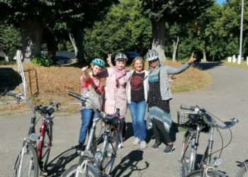 Fahrradkurs für Frauen erfolgreich zum Abschluss gebracht