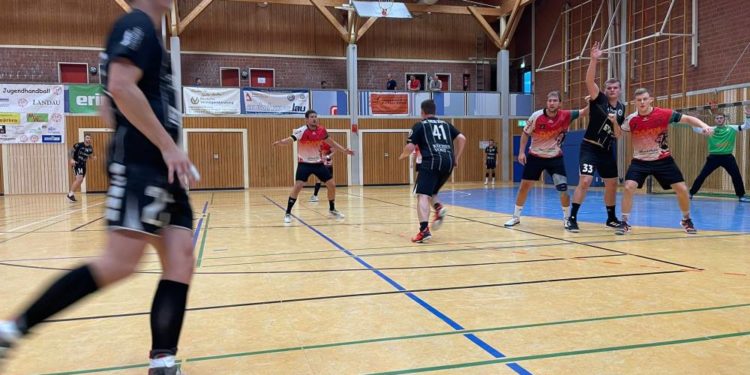 Handballer beim Topspiel