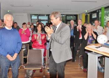 Feierliche Verabschiedung von Franz Albracht beim Kinderschutzbund 