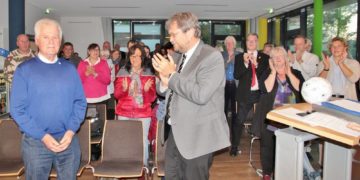 Feierliche Verabschiedung von Franz Albracht beim Kinderschutzbund 