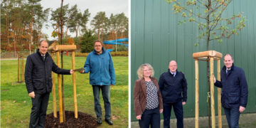 Landrat Dr. Mager übergibt Bäume an Gemeinden Büchen und Gudow