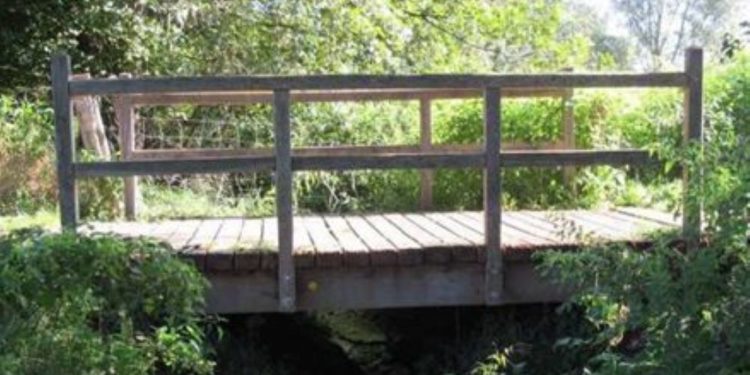 Fußweg An der Steinau gesperrt