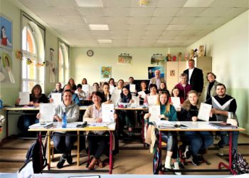 Ukrainische Sprachschüler erreichen erstes Deutschzertifikat