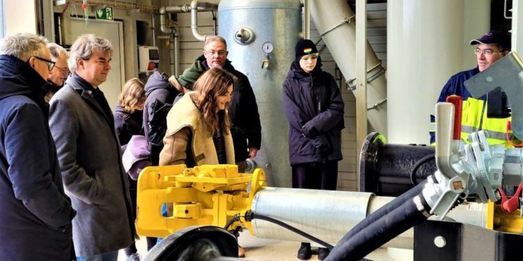 Das neue Gütergleis bei BAT Agrar in Ratzeburg