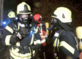 Länderübergreifende Feuerwehr-Großübung in Mustin