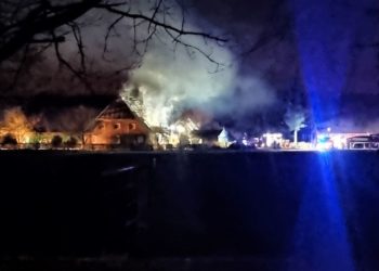 Großes Feuer in Kählsdorf