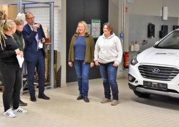 Dänische Schülerinnen und Schüler besuchen das BBZ Mölln