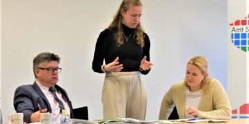 Schülervertretung zu Besuch in der Amtsverwaltung