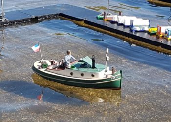 Stapellauf auf dem Gudower See